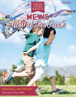 Cross Creek Ranch Newsletter May 2018
