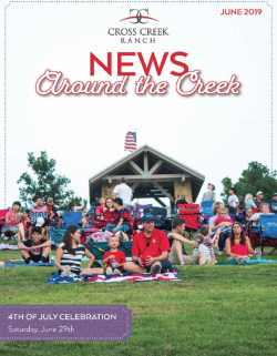 Cross Creek Ranch Newsletter June 2019