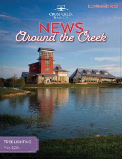 Cross Creek Ranch Newsletter November 2019