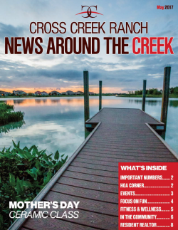 Cross Creek Ranch Newsletter May 2017