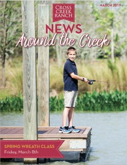 Cross Creek Ranch Newsletter March 2019