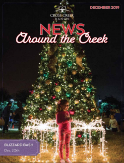 Cross Creek Ranch Newsletter December 2019