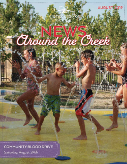 Cross Creek Ranch Newsletter August 2019